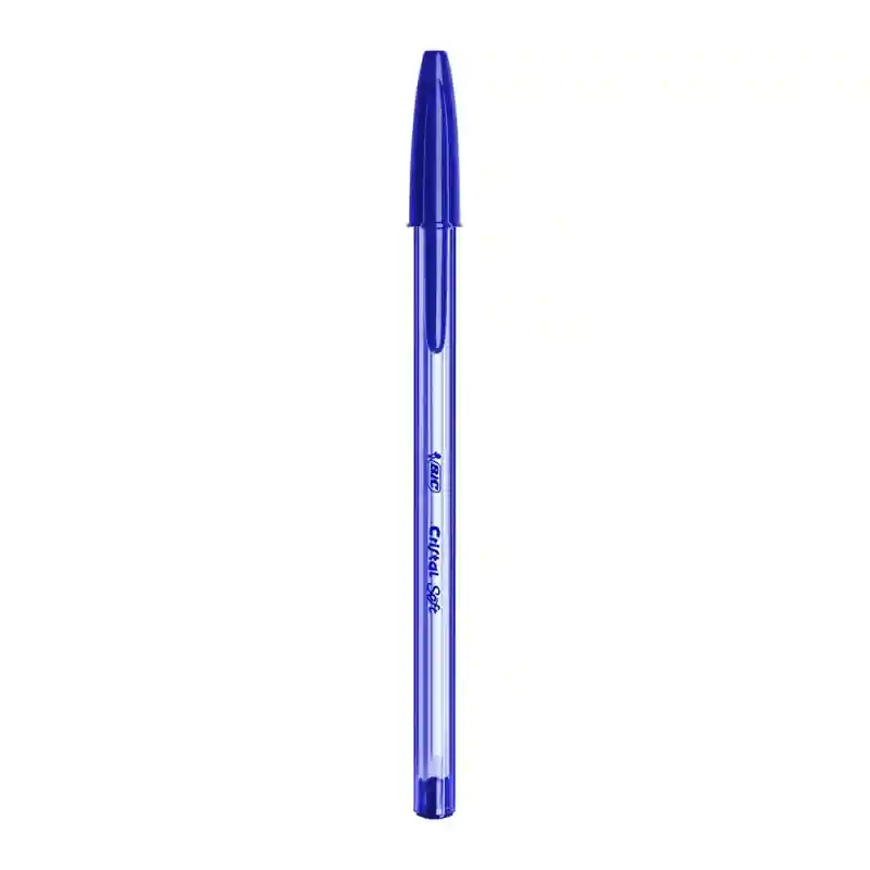 stylo Bic Cristal Soft (bleu)