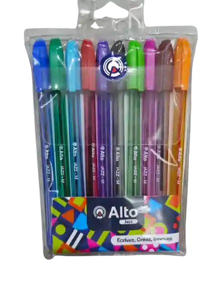 pochette de 10 stylo ALTO