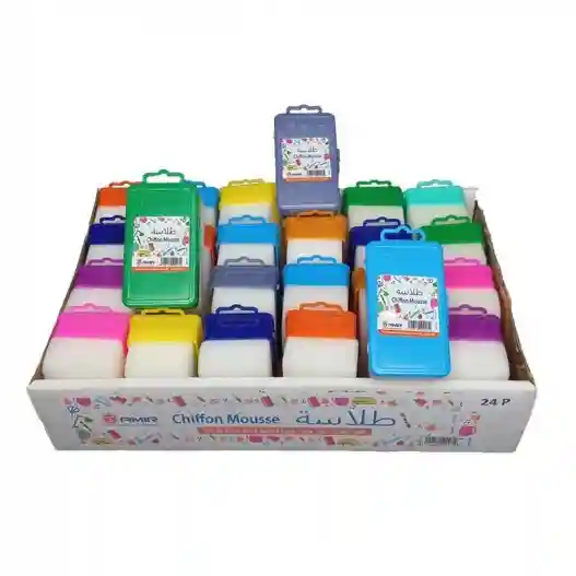 Chiffon ardoise simple - طلاسة