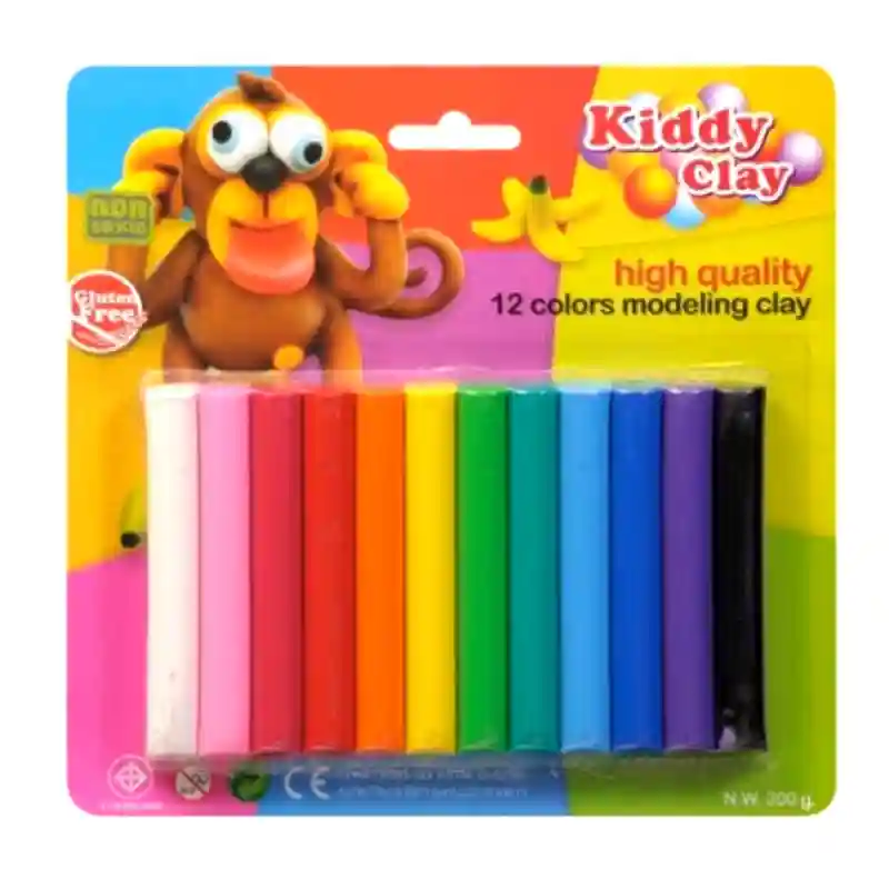 PATE A MODELER - 12 COULEURS