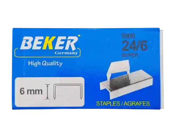 Boîte De 1000 Agrafes 24/6 - BEKER