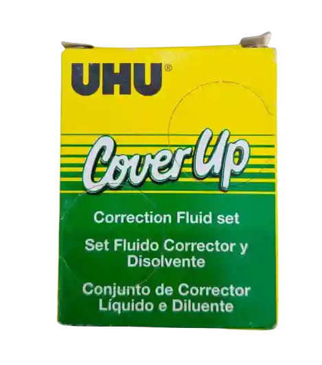 CORRECTEUR DOUBLE COVER UP UHU 20 ML*2
