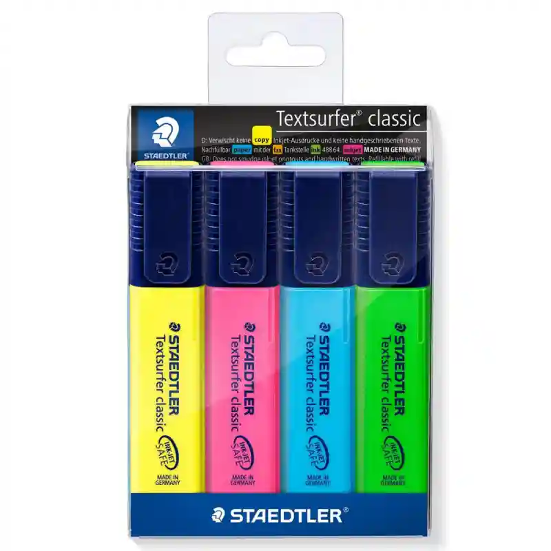 MARQ FLUO POCH DE 4 STEADTLER