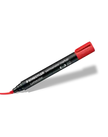 MARQUEUR PERMANENT STAEDTLER ROUGE