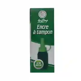 ENCRE A TAMPON VERT COQ