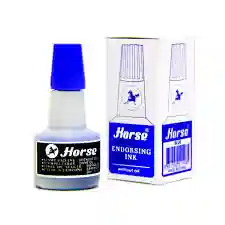 ENCRE A TAMPON BLEU HORSE