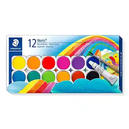 GOUACHE DE 12STEADTLER + PINCEAU