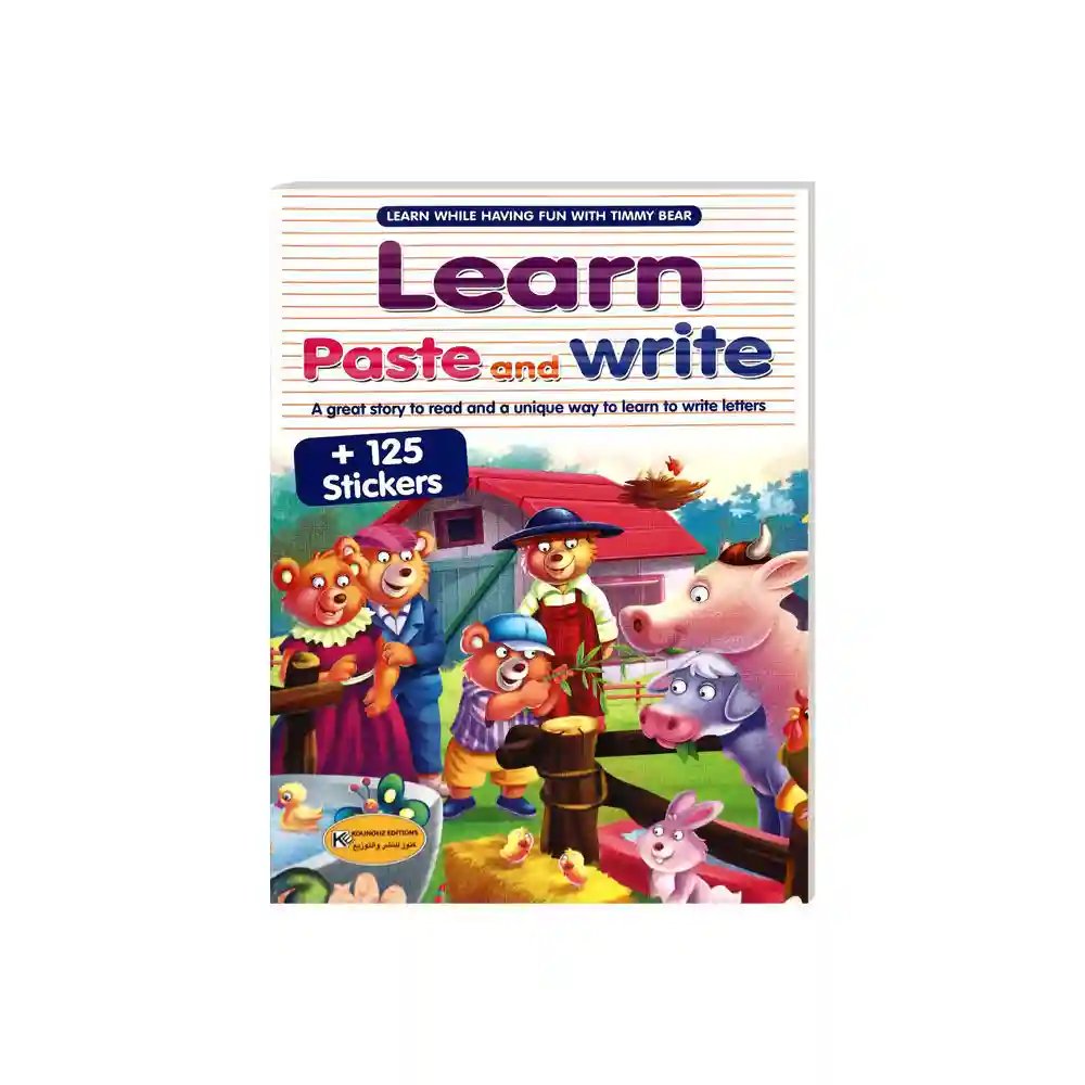 Learn Paste & Write : Timmy Bear