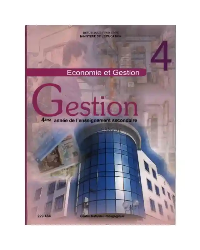 Gestion économie et gestion 4 éme secondaire