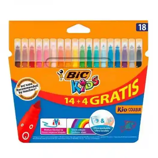 BIC KIDS COULEUR FEUTRE DE 18