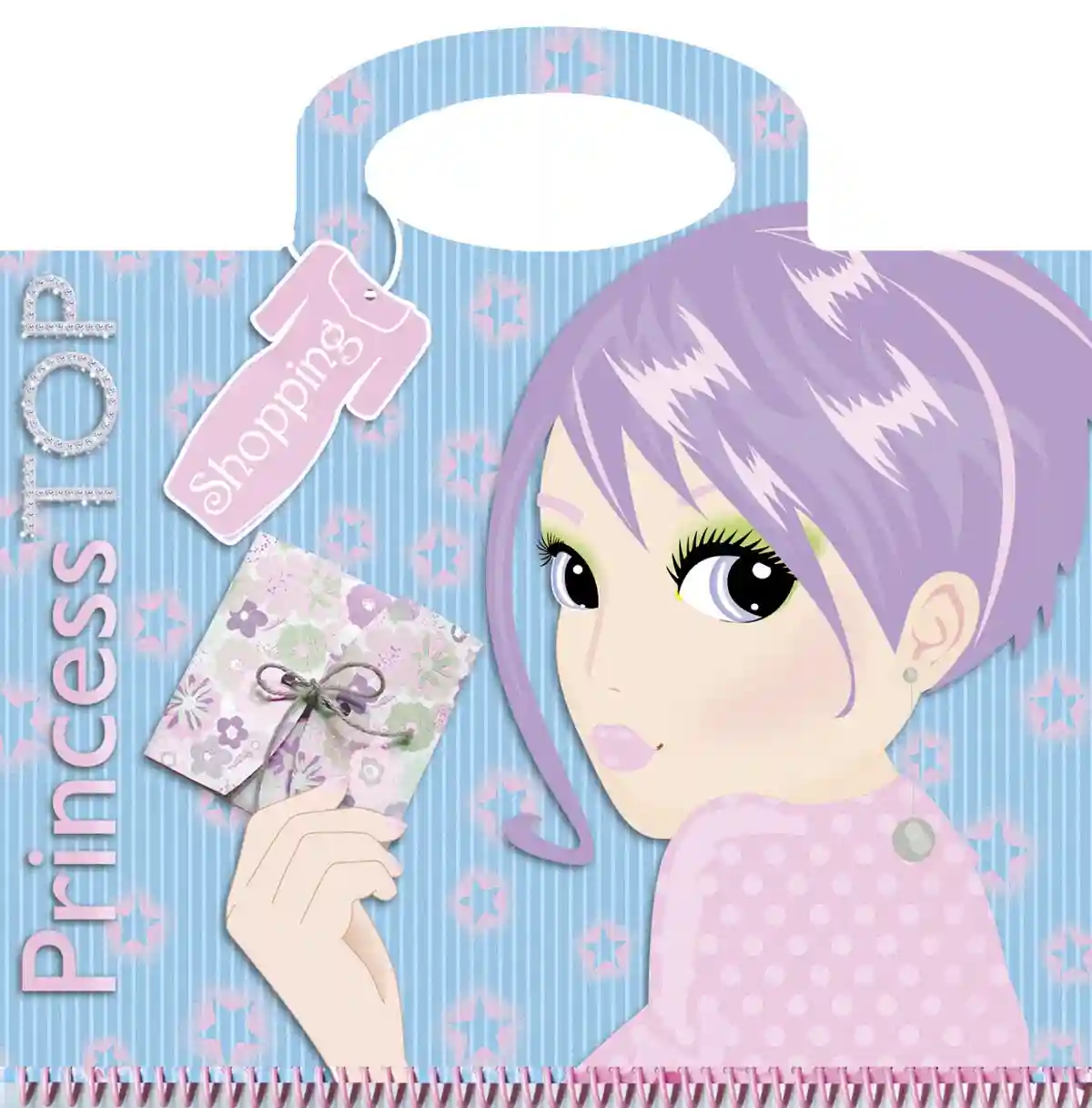princess top - blue