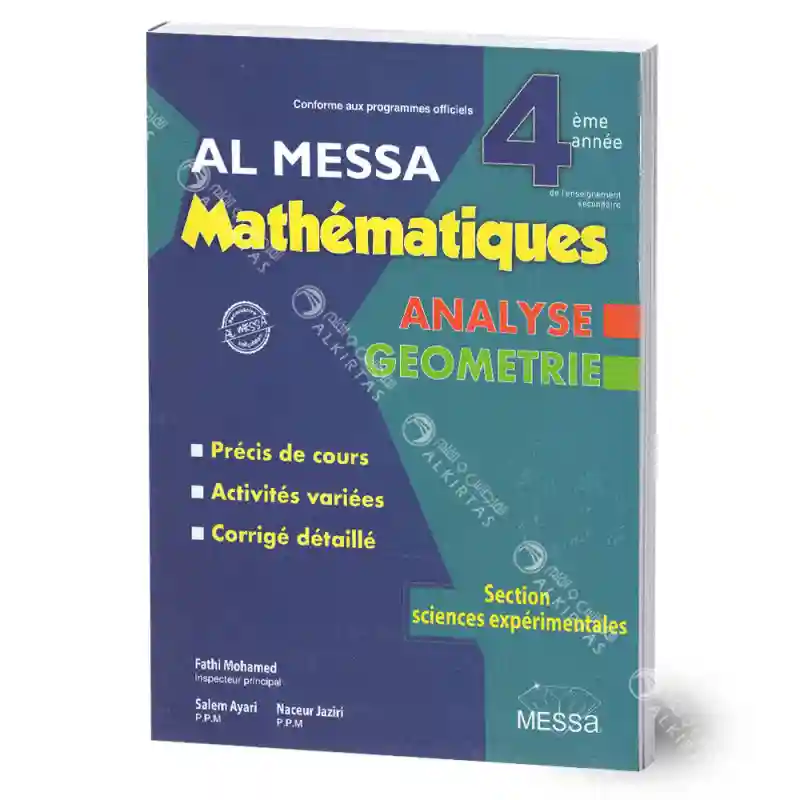 EL MESSA MATH 4EME SECONDAIRE SECTION SCIENCES EXPERIMENTALES