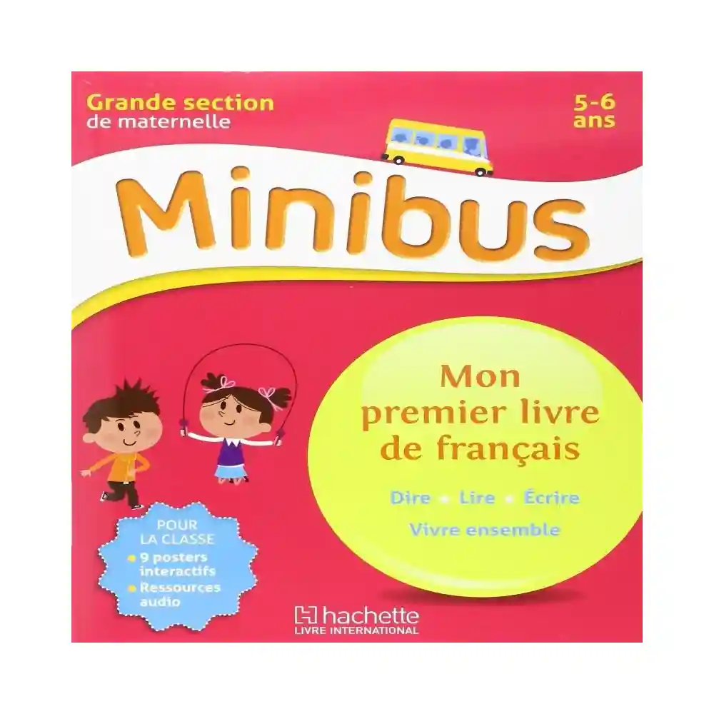 Minibus mon premier livre de français GS - langue maternelle GS