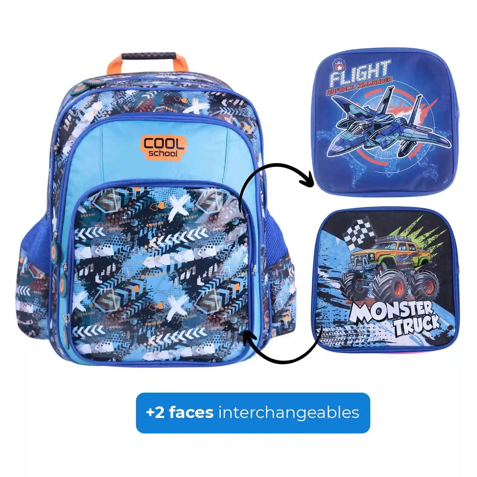 Sac à Dos 3 Faces "TRUCK" COOL SCHOOL