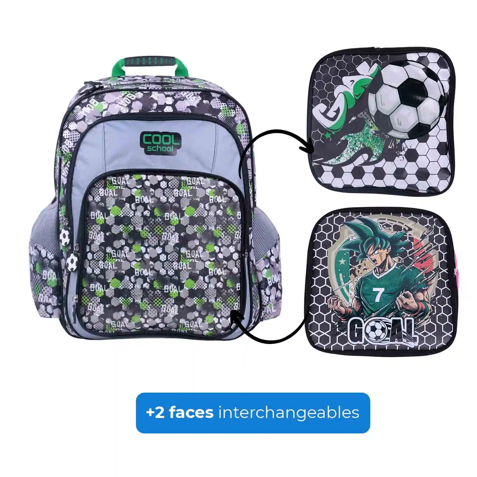 Sac à Dos 3 Faces "FOOTBALL" COOL SCHOOL