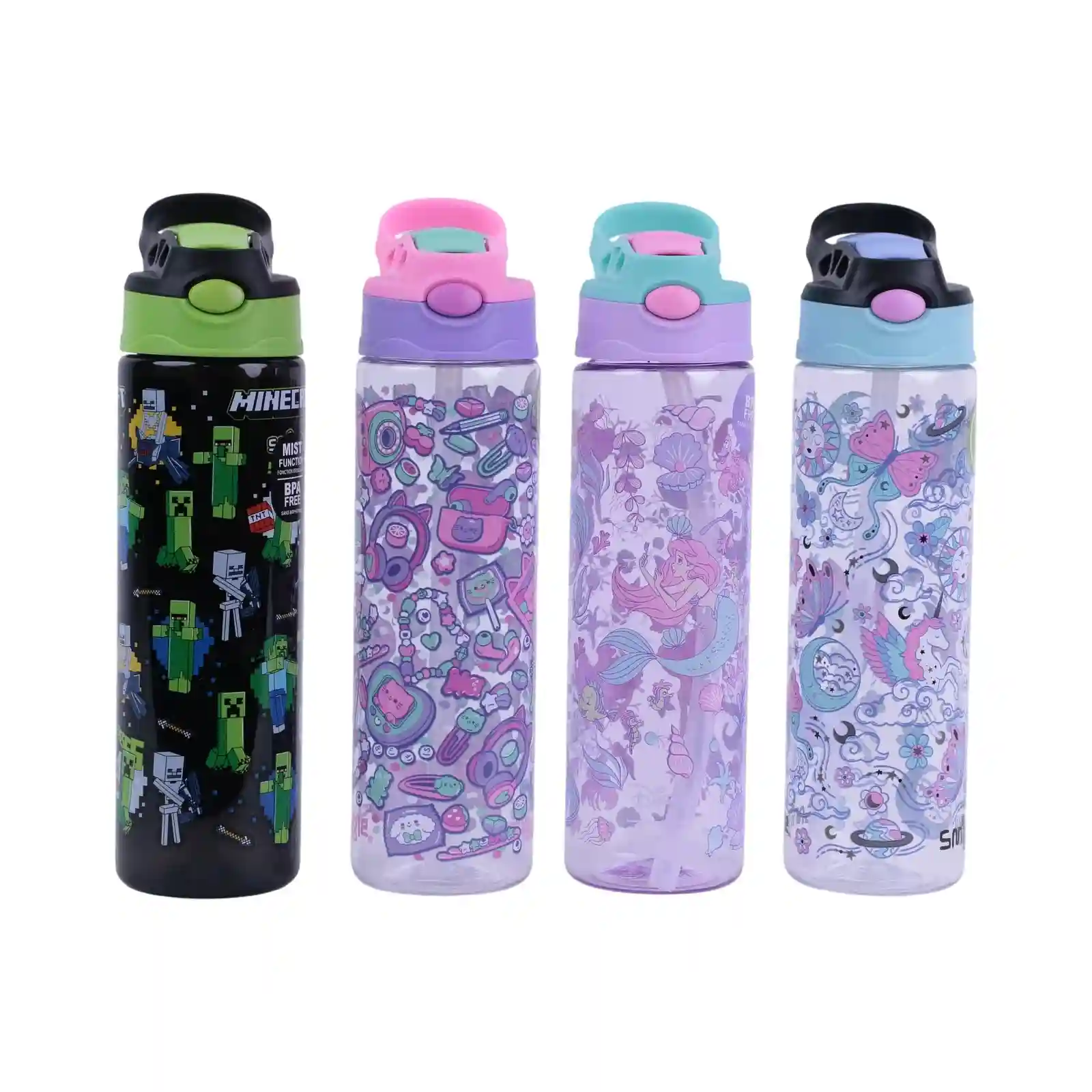 Hailey - Bouteille d'eau 750ml avec Paille Intégrée