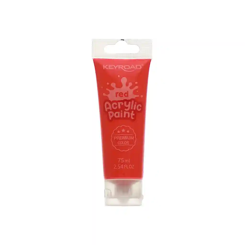 ACRYLIC PAINT 75ML ROUGE KEYROAD