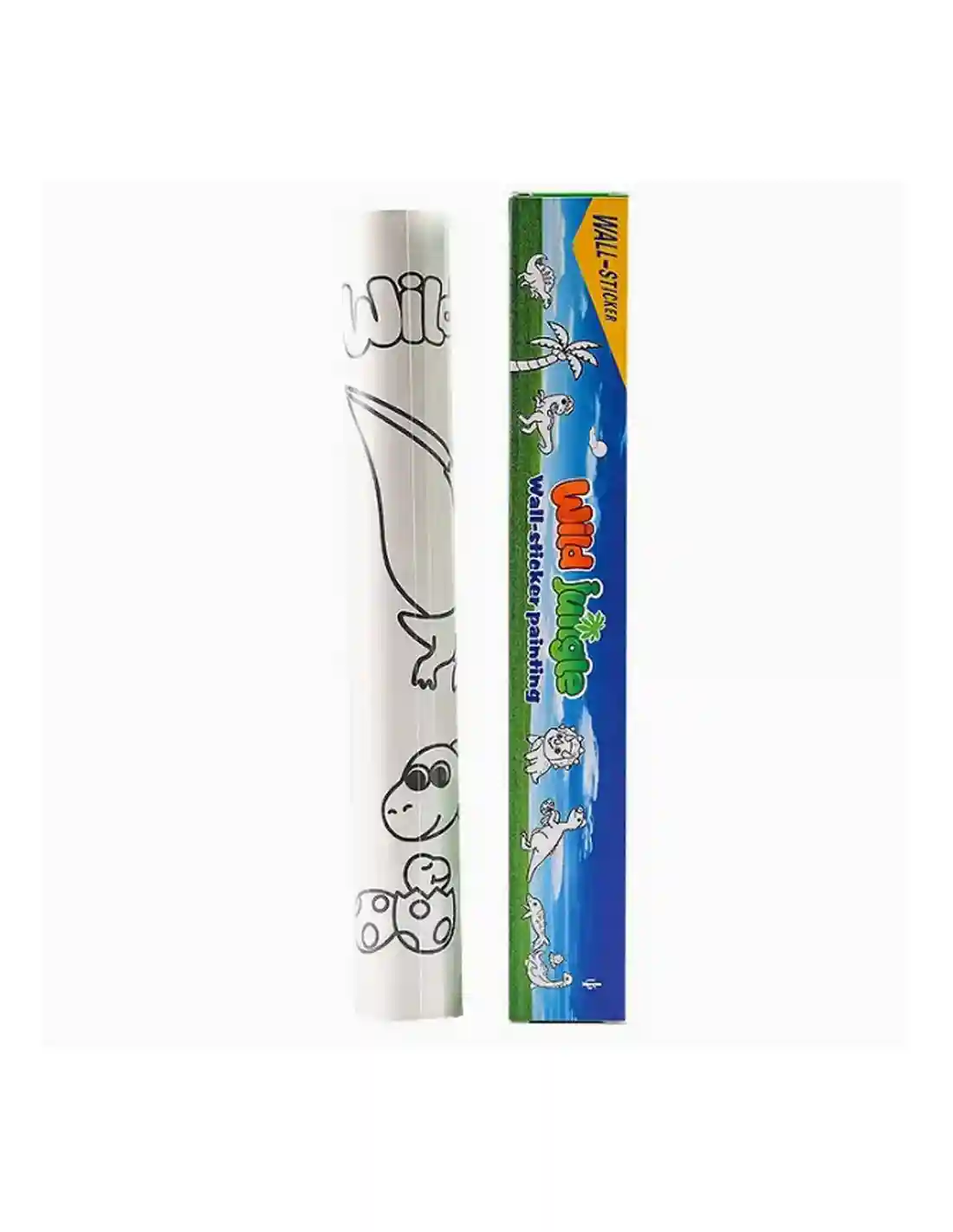 ROULEAU COLORIAGE+ 6 MARQEUR ACRYLIC + RUBAN