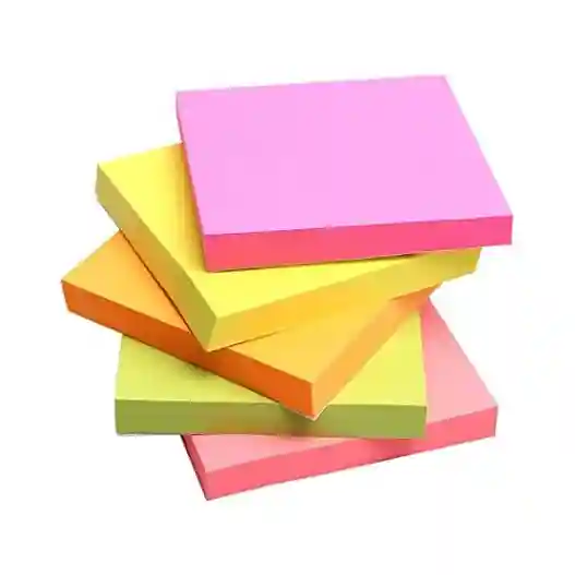 STICK NOTES 76*76 FLUO 100F