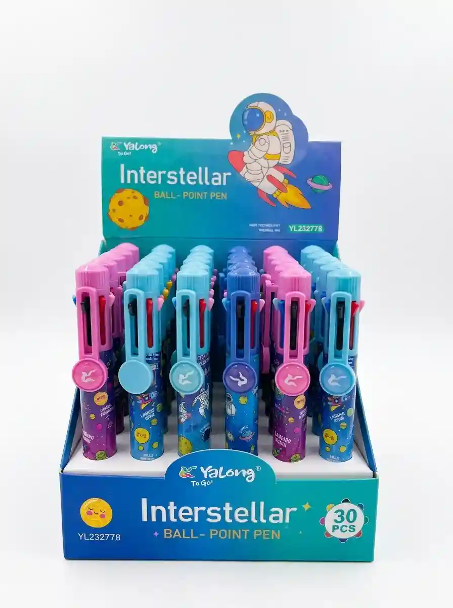 STYLO A BILLE YALONG INTERSTELLAR 8 COULEURS