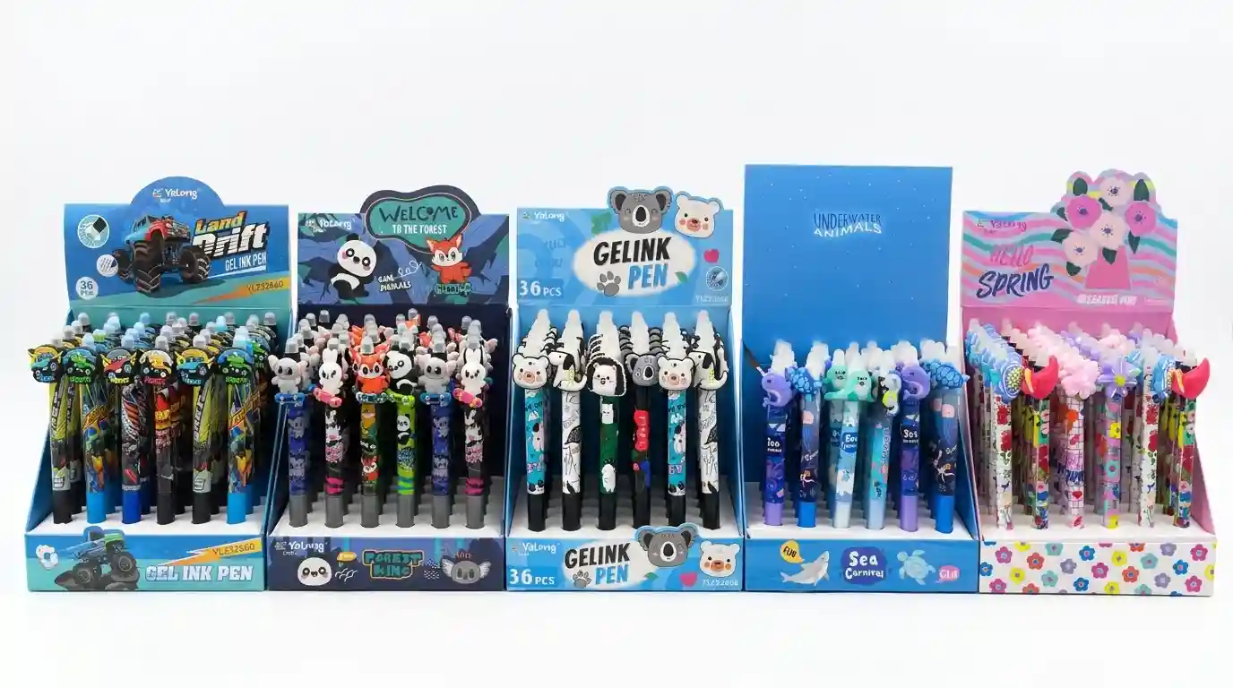 STYLO GEL DESIGN 3D EFFACABLE