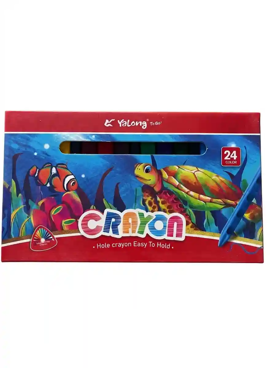 CRAYON PASTEL YALONGFISH 24PCS