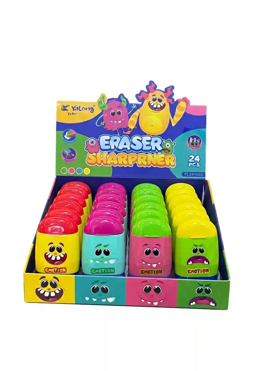 TAILLE CRAYON +GOMME YALONG EMOTIONS