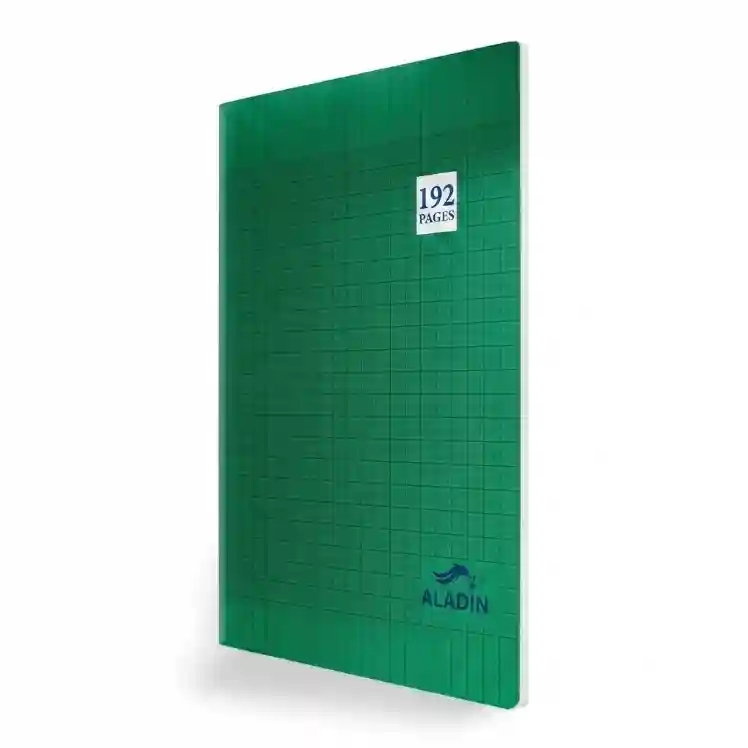 CAHIER POLYPRO 192P 24*32 ALADIN VERT