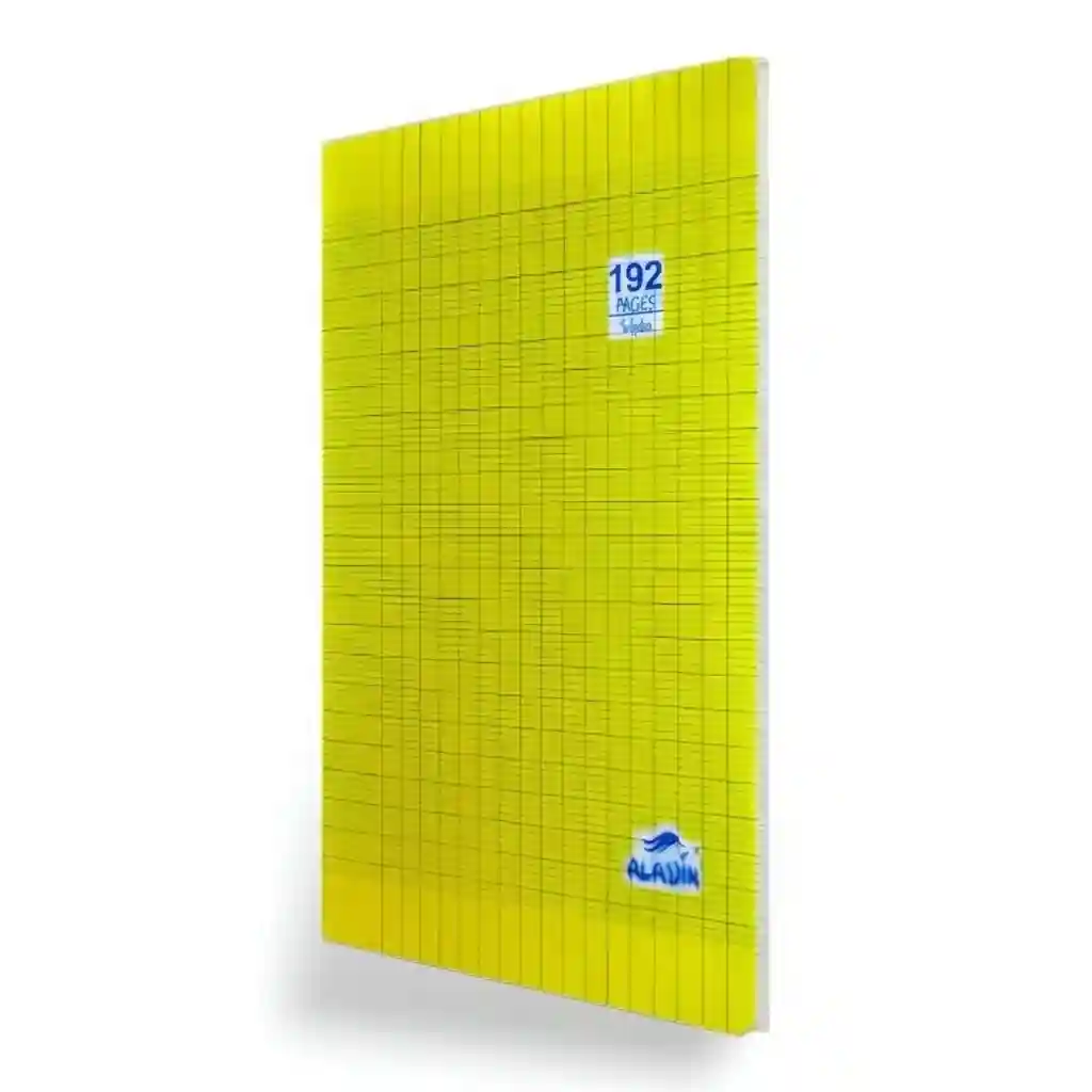 CAHIER POLYPRO 192P 24*32 ALADIN MOUTARDE