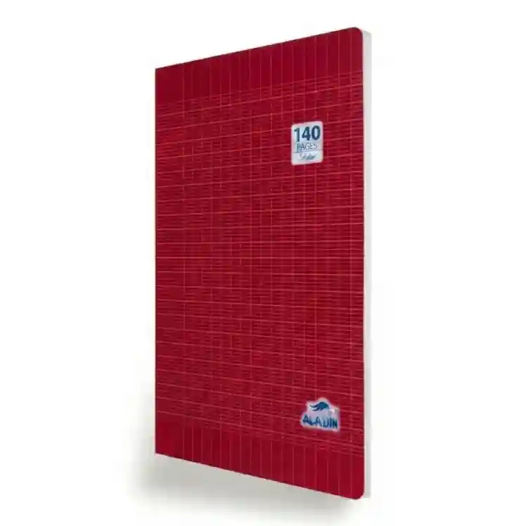 CAHIER POLYPRO 140P 24*32 ALADIN ROUGE