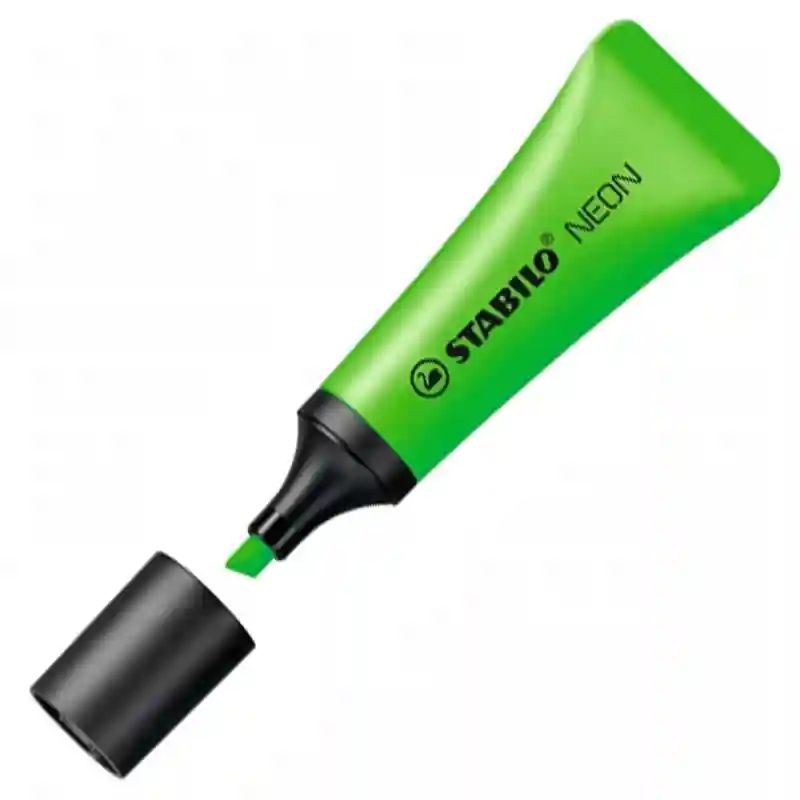 STABILO NEON VERT