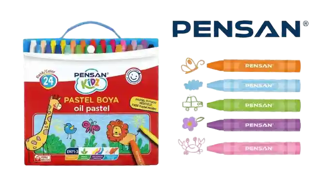CRAYON PASTEL A L'HUILE PENSAN DE 18